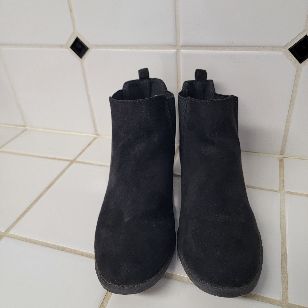 Black Suede Ankle Boots